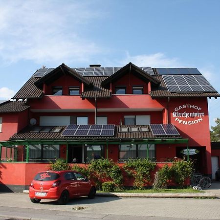 Pension Kirchenwirt Niederaichbach Exterior foto